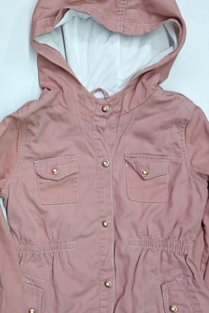 Campera de gabardina niña