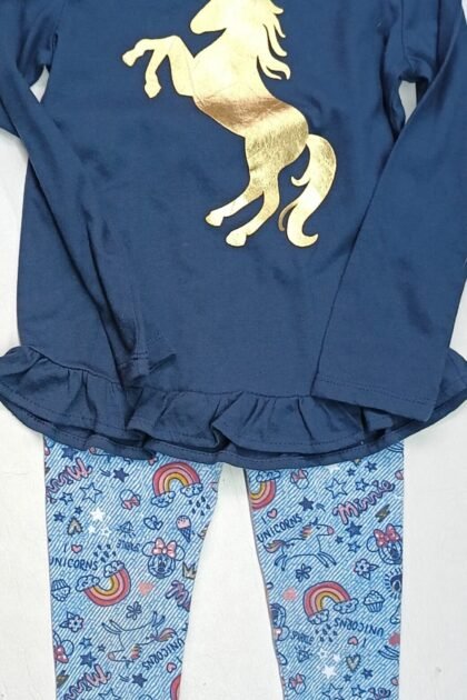 Camiseta y calza niña talle 4