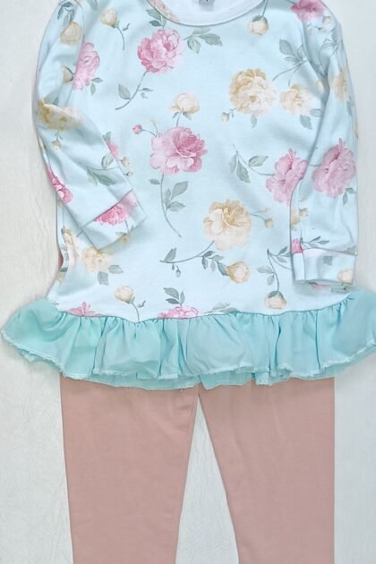 Camiseta de algodón y Calza Beba