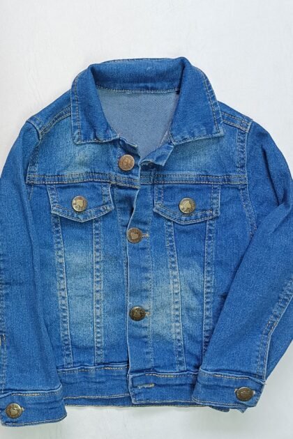 Campera de Jeans con aplique Niña