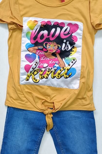 Remera y Bermuda Niña
