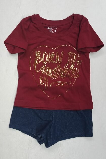 Remera y Short beba