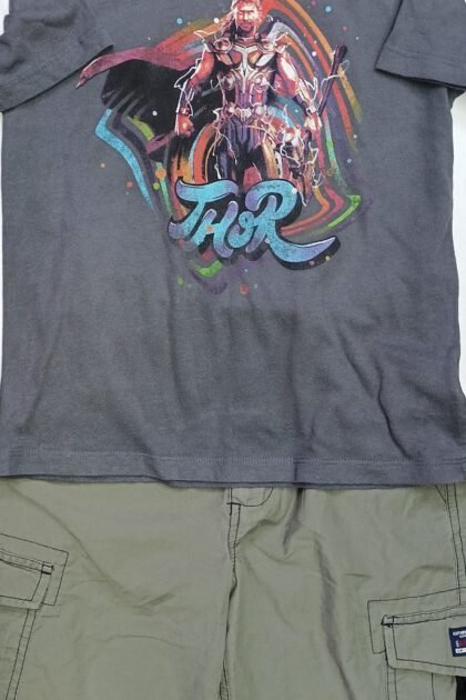Remera y Bermuda Cargo Niño